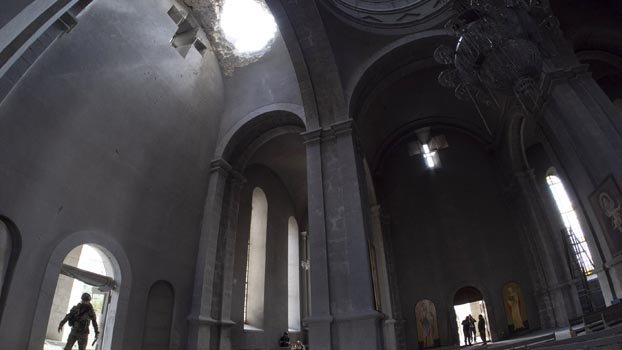 Armenia says cathedral shelled in clashes with Azerbaijan