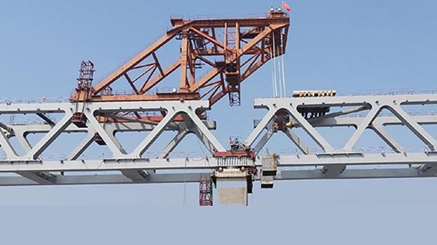 Five kms of Padma Bridge now visible
