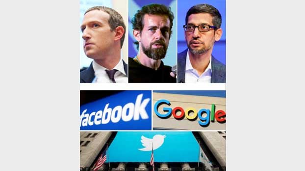 Facebook, Twitter, Google CEOs to  testify before  US Congress
