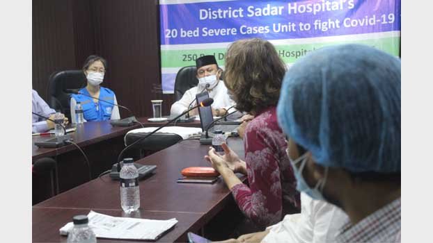 UNHCR expands Covid-19 medical facility in Cox’s Bazar