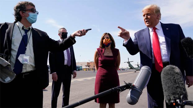 Trump ‘running angry,’ attacks polls, press and Dr. Fauci