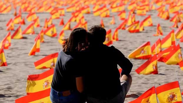 Spain becomes first  EU nation with one  million virus cases