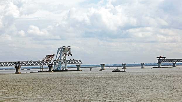 35th span installed on Padma Bridge: Over 5.2km visible