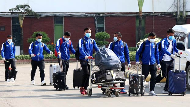 Nepal booters reach Dhaka