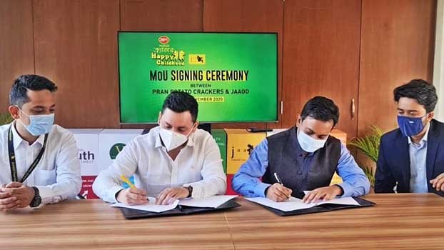 PRAN Potato Crackers signs MoU with JAAGO Foundation