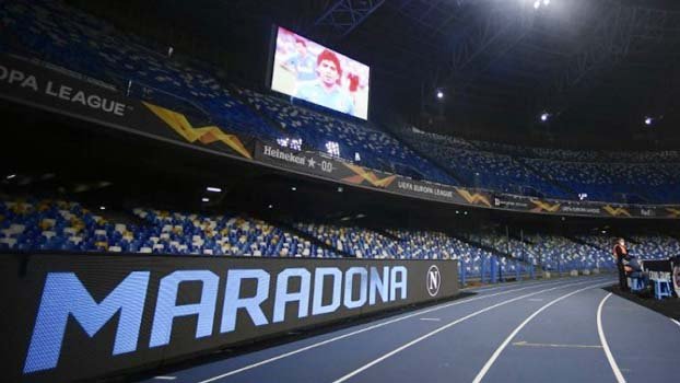 Napoli’s stadium  to be renamed after  Diego Maradona