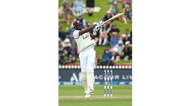 Holder’s rearguard action  keeps Windies alive