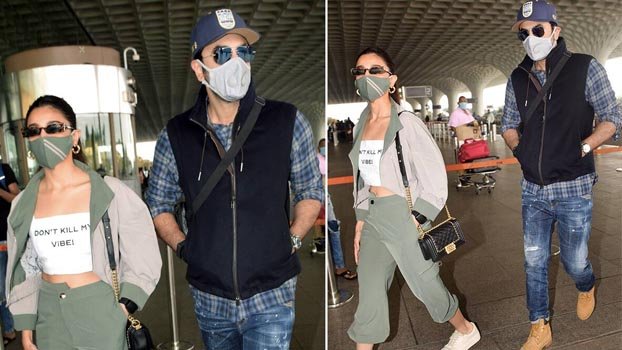 Alia, Ranbir return to Mumbai in style