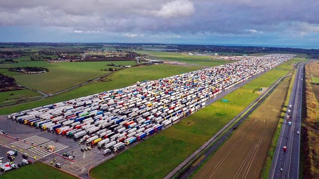 EU transport boss criticises France on UK truck delays