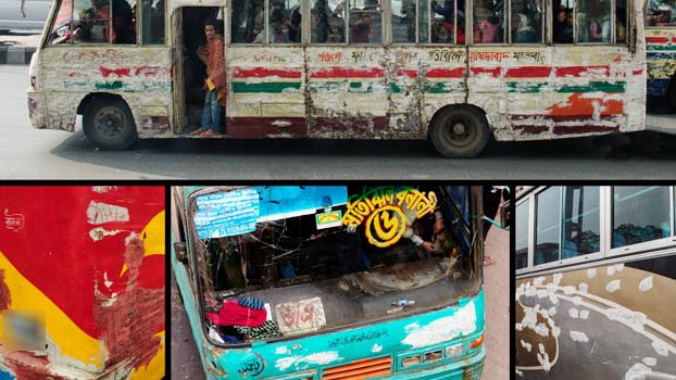 Most of city buses unfit