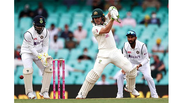 Pucovski, Labuschagne fifties put Aussies on top