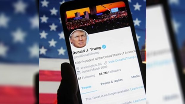 Twitter bans Trump, citing risk of violent incitement