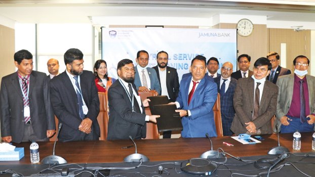 Jamuna Bank inks MoU with ISU for payroll service