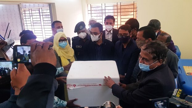 60,000 corona jabs arrives in Moulvibazar