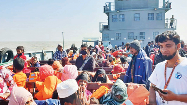 Another 1,464 Rohingyas reach Bhasan Char - Bangladesh Post