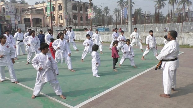 2-day Karate training course for school students begins