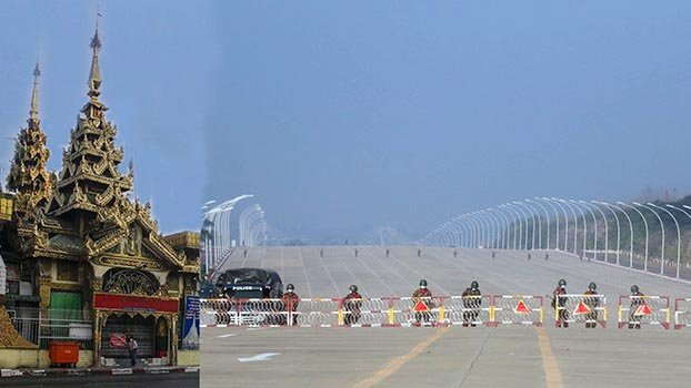 Military coup  in Myanmar