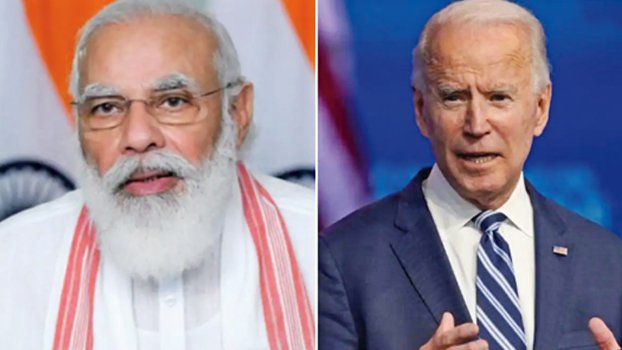 Biden signals closer ties in first talks with Modi
