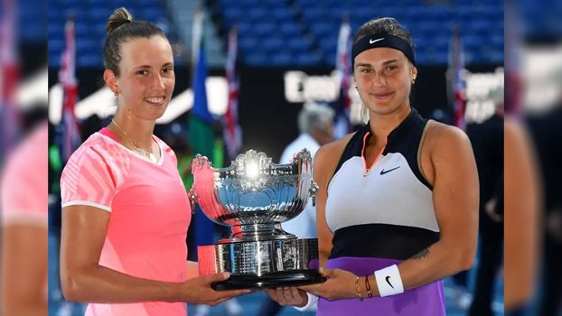 Mertens, Sabalenka win women's doubles title