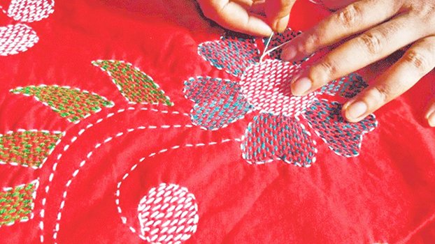 Nakshi Kantha helps women  entrepreneurship in Rajshahi flourish