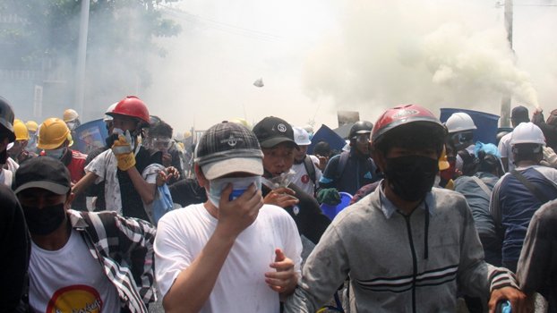Myanmar protesters return to streets