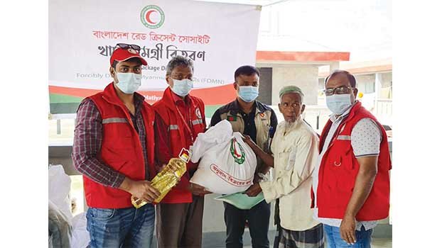 Red Crescent sends relief to Bhasan Char
