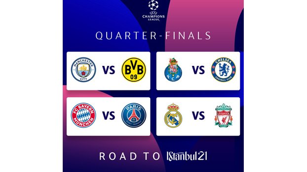 Bayern to face PSG in UCL Quarters