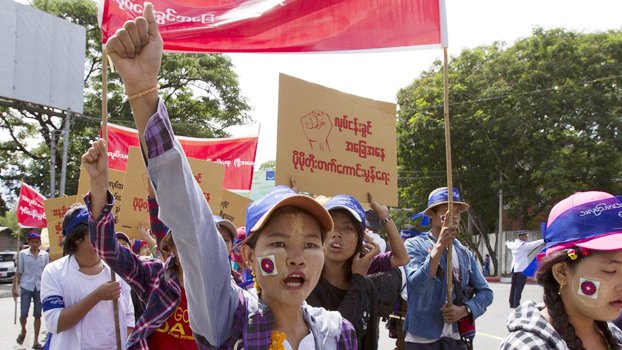 Garment workers in Myanmar fight for democracy, livelihoods