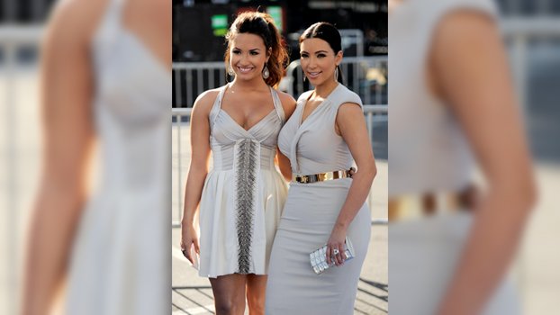 Kim Kardashian supports Demi Lovato