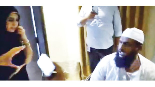 Hefazat leader caught with woman