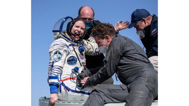 Three astronauts return from Int’l Space Station
