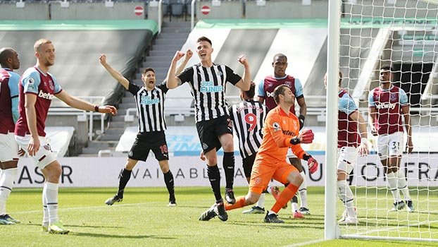 Newcastle dent West Ham’s top-four challenge