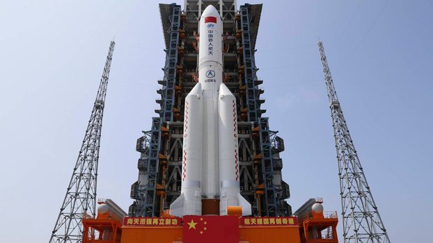 China launches main part of its 1st permanent space station