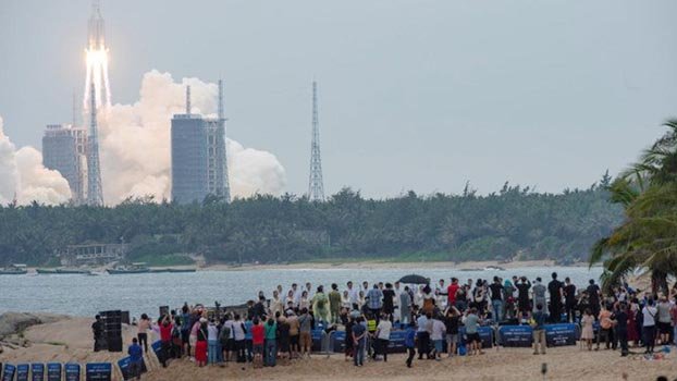 Chinese rocket segment disintegrates over Indian Ocean