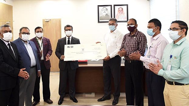 FBCCI donates Tk 8 crore  to PM’s two funds