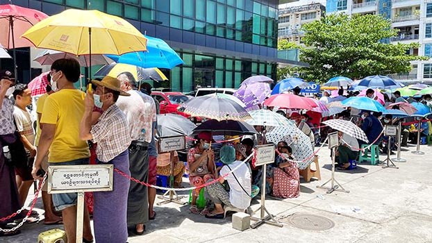 Fears for supplies in Myanmar as exodus grows from fighting