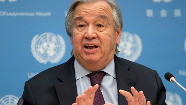 UN chief welcomes ceasefire, urges negotiations