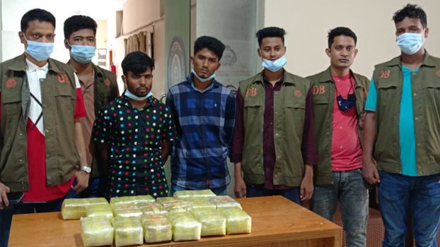 Cox’s Bazar DB police nab 2 drug peddlers with Yaba