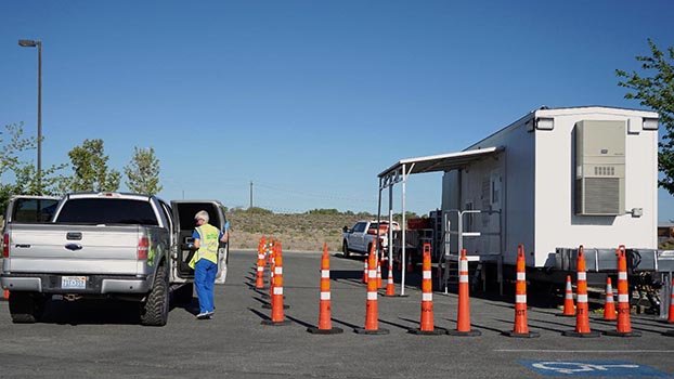 Mobile vaccination units hit tiny US towns to boost immunity