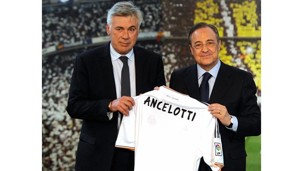 Real turn to a familiar face and hire Ancelotti as coach