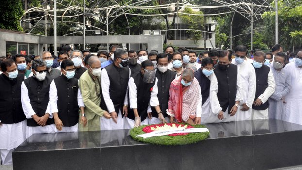 AL pays homage to Bangabandhu on 6-Point Day