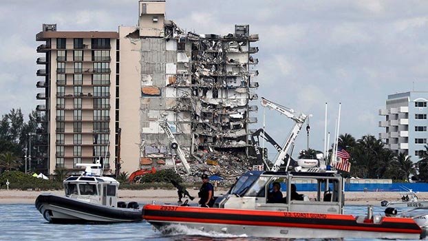 Search efforts suspended ahead of demolition