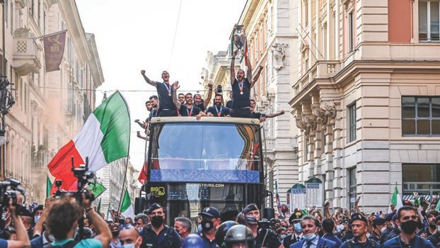 Italy basks in Euro glory
