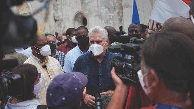 Cuba arrests activists as govt blames unrest on US interference