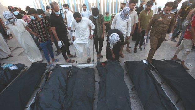 52 dead in Iraq Covid ward fire