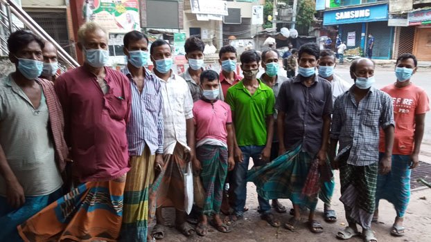 Jobless construction workers pass hard time without food