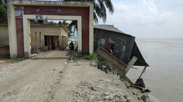 Jamuna devours educational  institutions in Tangail