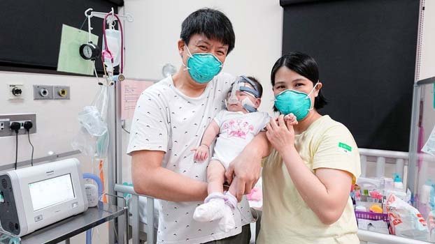 ‘Smallest baby at birth’ home after 13 months in hospital