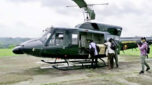 BAF starts transporting corona vaccines to CHT 
