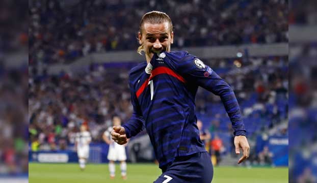 Griezmann double fires France to victory over Finland